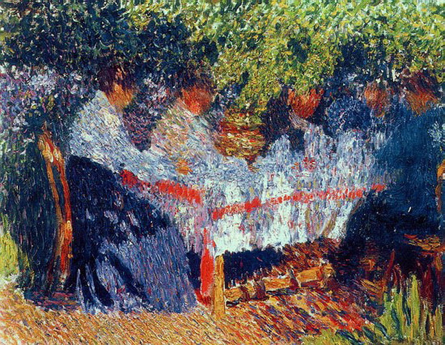 Tea Break, 1904 - Игорь Грабарь