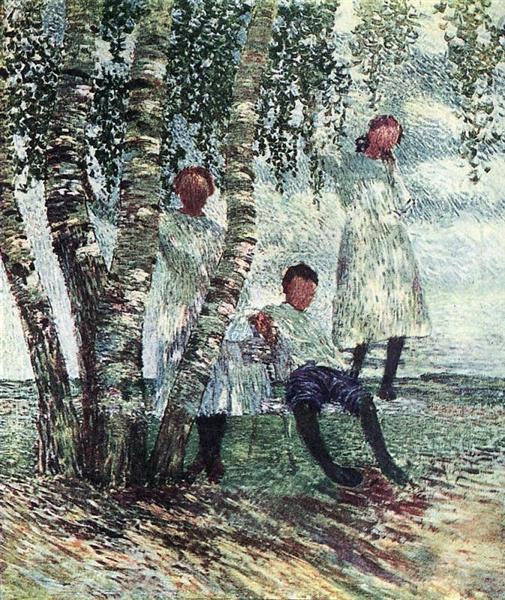 Under Birches, 1904 - Igor Emmanuilowitsch Grabar