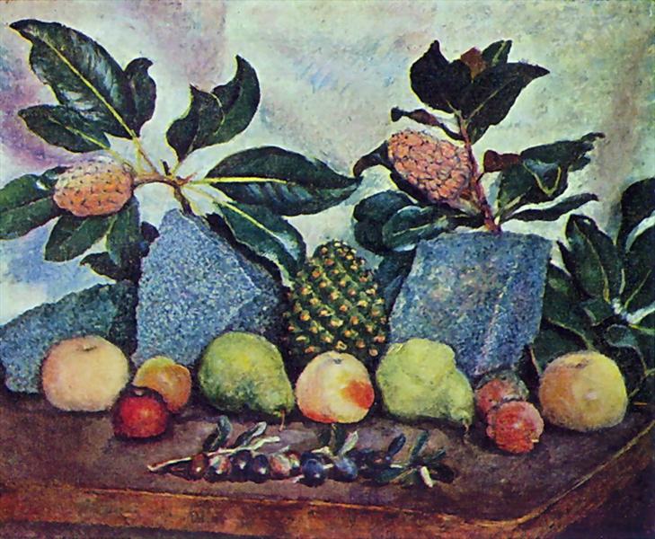 Still life with magnolias, 1934 - Ilja Iwanowitsch Maschkow