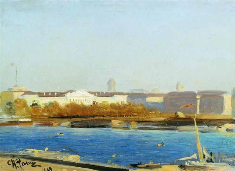 Admiralty, 1869 - Ilya Yefimovich Repin