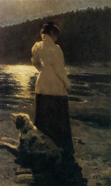 Nuit au clair de lune. Zdravnevo, 1896 - Ilia Répine