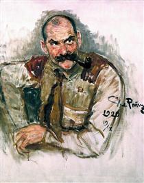 Portrait of A. Gallen Kallela - Ilya Repin