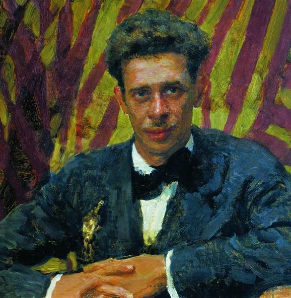 Portrait of Nikolai Remizov, 1917 - Ilya Repin