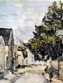 Street from Barbizon during summer time - Ion Andreescu