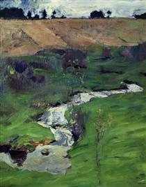 A creek - Isaac Levitan
