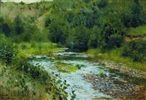 A river - Isaac Levitan