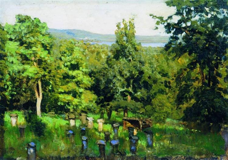 Apiary, 1887 - 艾萨克·伊里奇·列维坦