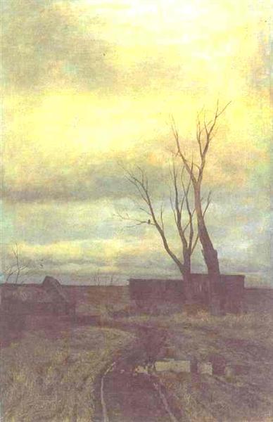 Autumn, 1877 - 艾萨克·伊里奇·列维坦