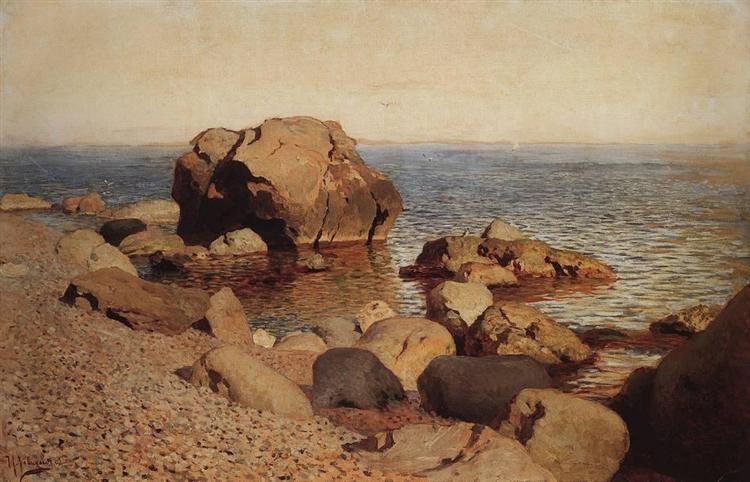 By the seashore, 1886 - Isaak Iljitsch Lewitan