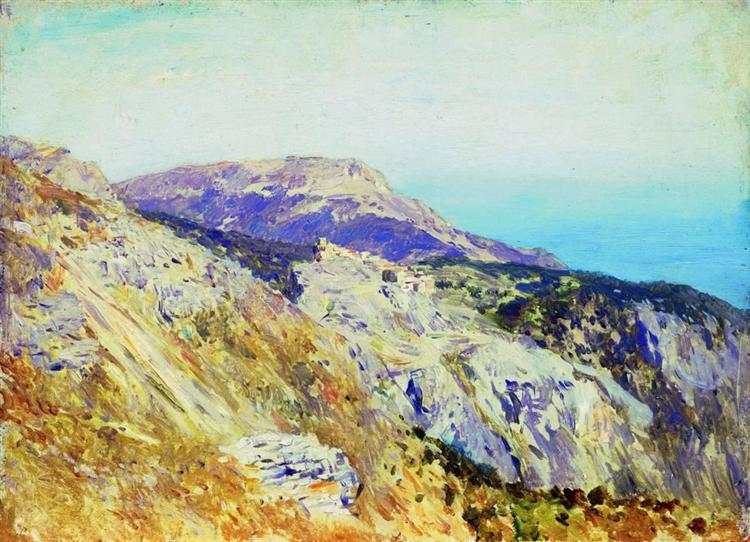 Corniche. Southern France., 1894 - 艾萨克·伊里奇·列维坦