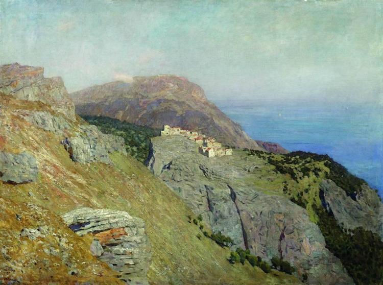 Corniche. Southern France., 1895 - 艾萨克·伊里奇·列维坦