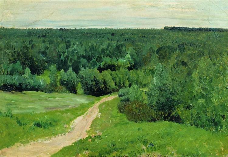 Лесные дали, c.1895 - Исаак Левитан