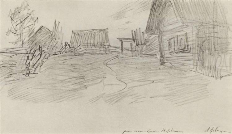Huts, 1899 - Isaak Levitán