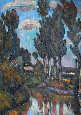 Lakeside trees - István Nagy