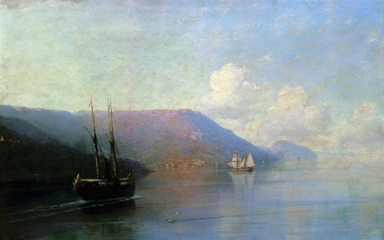 Crimean coast, 1886 - Iván Aivazovski