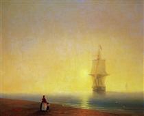 Amanhecer ao mar - Ivan Konstantinovich Aivazovskii