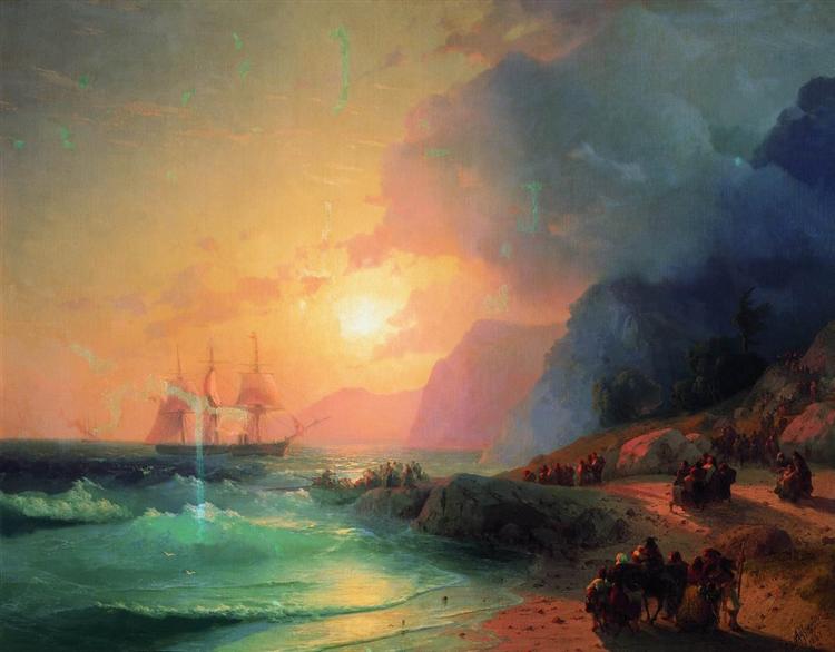 On the Island of Crete, 1867 - Iván Aivazovski