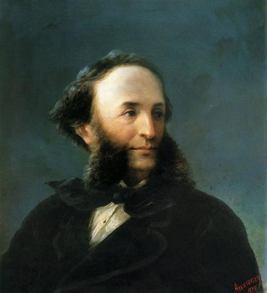 Self-portrait, 1874 - 伊凡·艾瓦佐夫斯基
