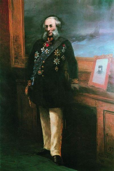 Self-portrait, 1892 - 伊凡·艾瓦佐夫斯基