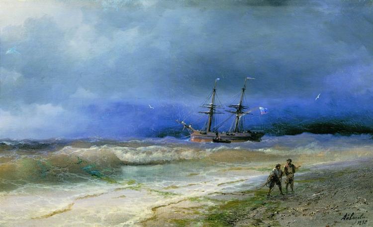 Surf, 1895 - Ivan Aivazovsky