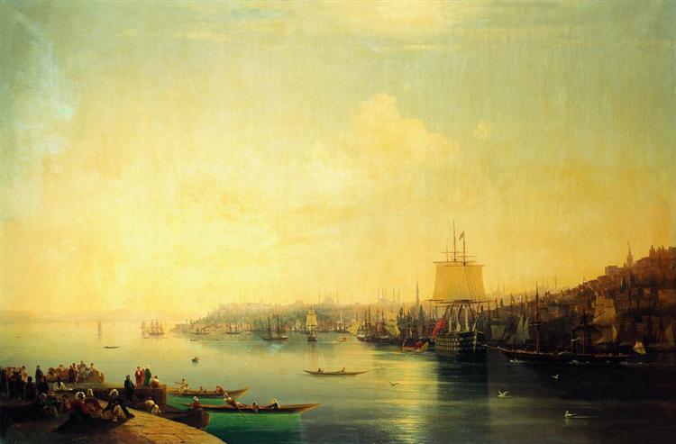 View of Constantinople, 1849 - Iván Aivazovski