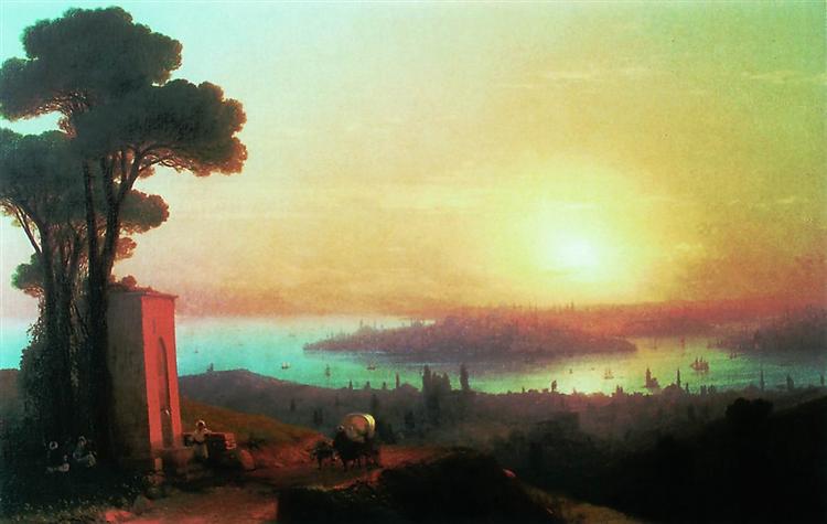 View of Constantinople, 1870 - Iwan Konstantinowitsch Aiwasowski