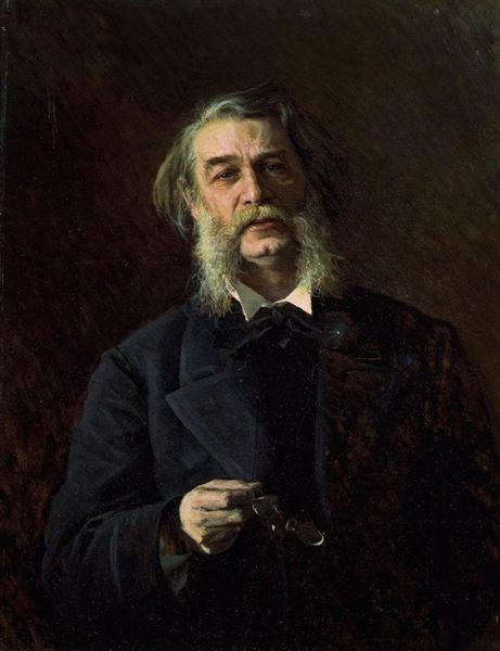 Портрет писателя Дмитрия Васильевича Григоровича, 1876 - Иван Крамской