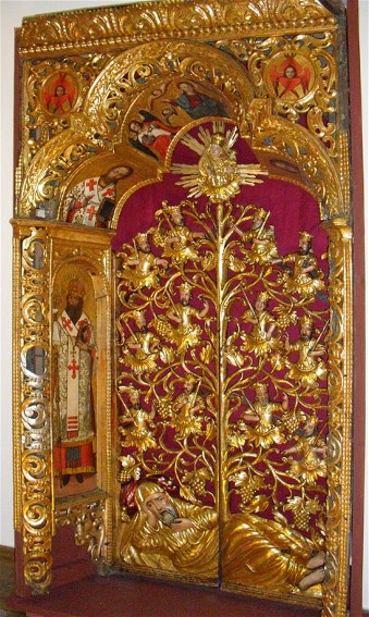 Royal Gates of the Zhovkva iconostasis, 1697 - 1699 - 伊凡‧盧特科維奇