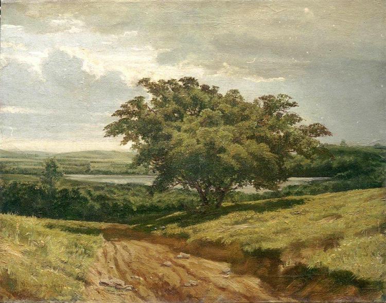 A road, 1874 - Іван Шишкін