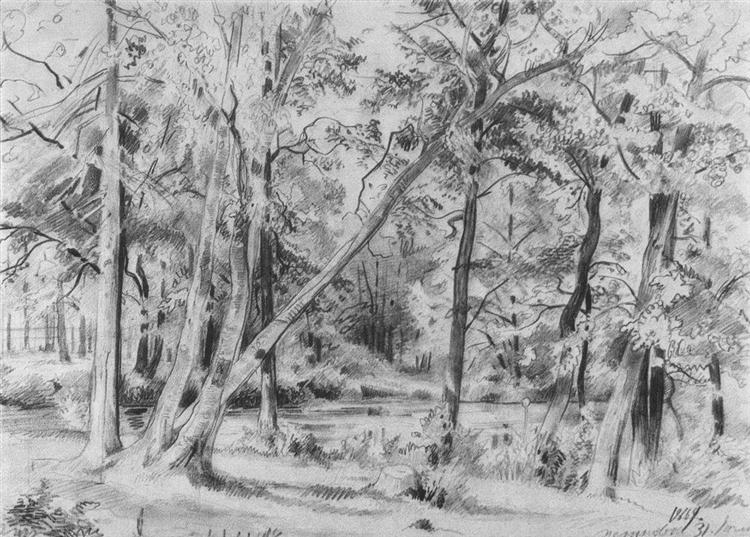 Forest, 1869 - Іван Шишкін