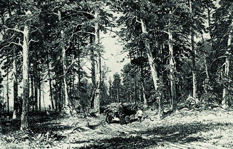 Forest, 1876 - Ivan Shishkin