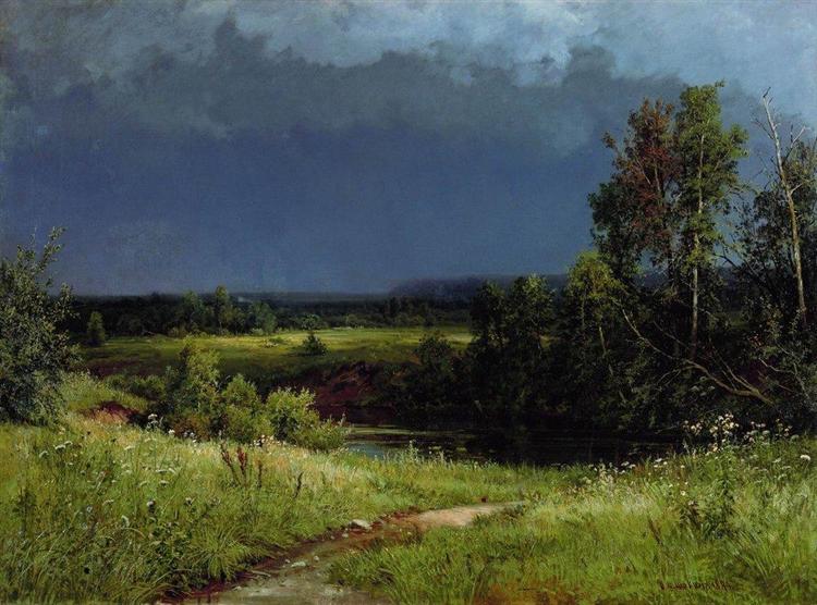 Gathering Storm, 1884 - Iwan Iwanowitsch Schischkin