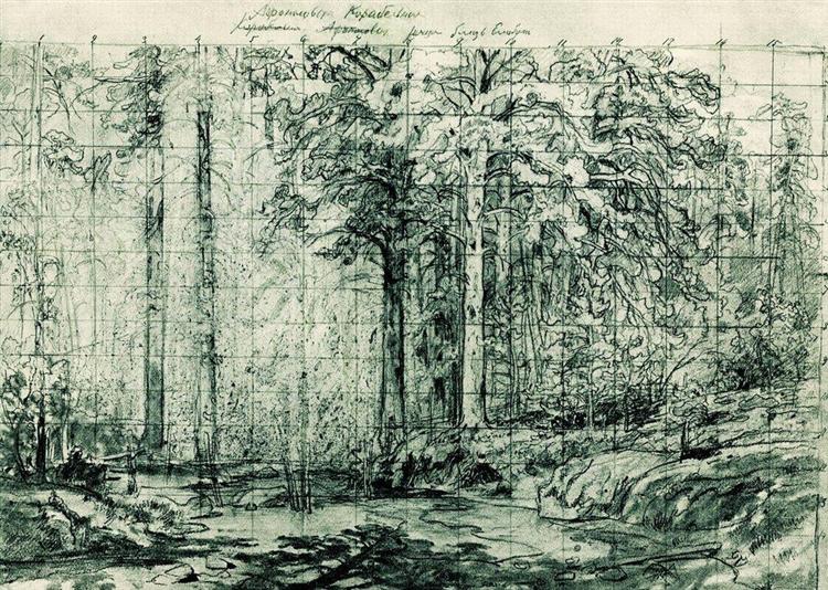 Mast Tree Grove, 1897 - 伊凡·伊凡諾維奇·希施金