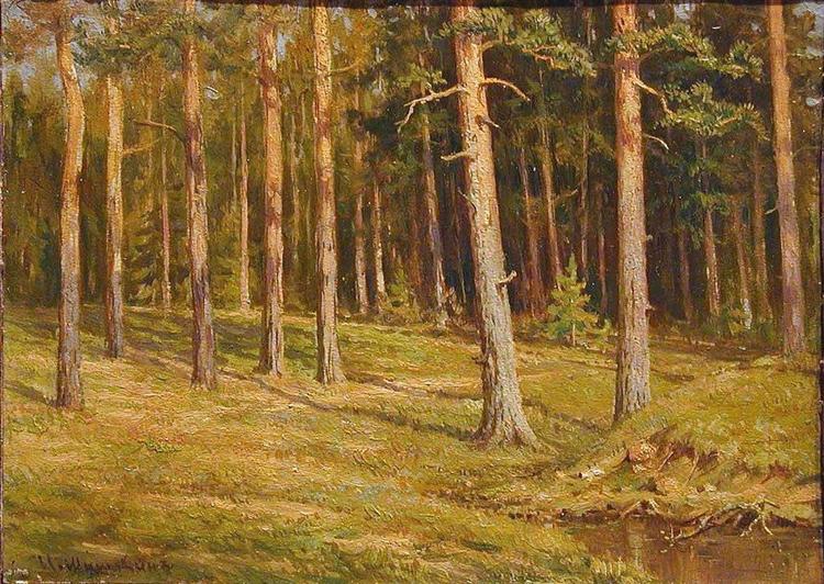 Pine forest - Iwan Iwanowitsch Schischkin
