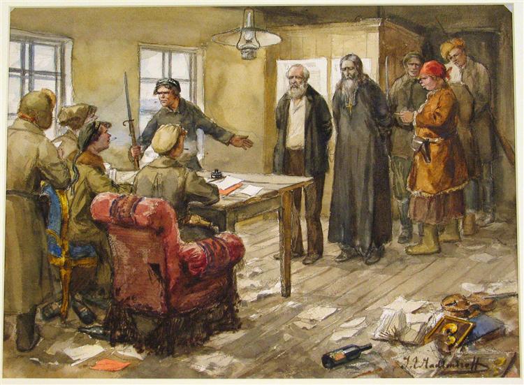 Questioning in the committee of poor - Ivan Vladimirov