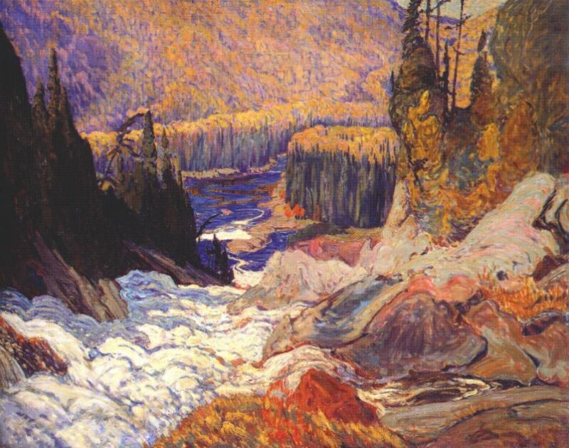 Montreal River, 1920 - J. E. H. MacDonald - WikiArt.org