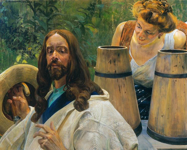 Christ and Samaritan Woman - Яцек Мальчевский