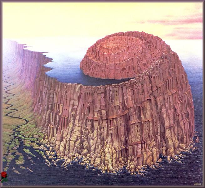 Ammonite, 1989 - Jacek Yerka