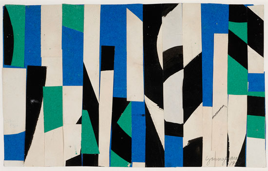 White Blue Construction, 1951 - Jack Youngerman