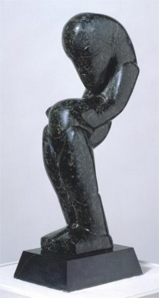 Female Figure in Flenite, 1913 - Jacob Epstein