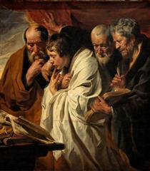 Les Quatre Évangélistes - Jacob Jordaens