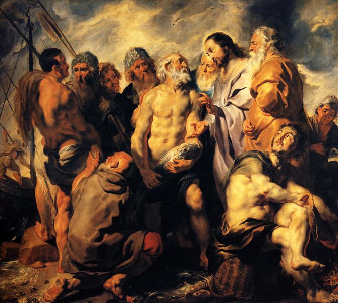 The mission of St. Peter, 1617 - Якоб Йорданс