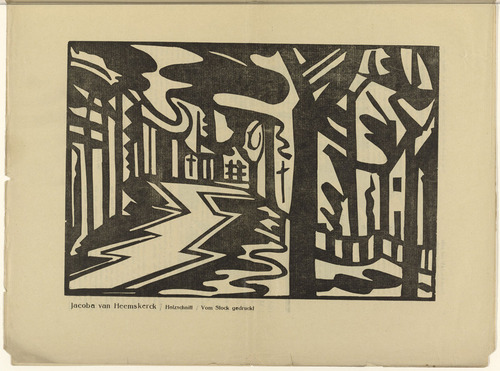 Landscape with Zigzag Path, 1917 - Якоба ван Хемскерк
