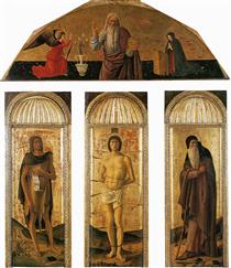Triptych of St. Sebastian - Iacopo Bellini