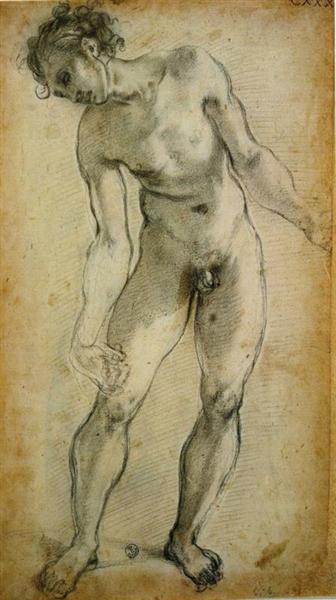 Male Nude - Jacopo Pontormo