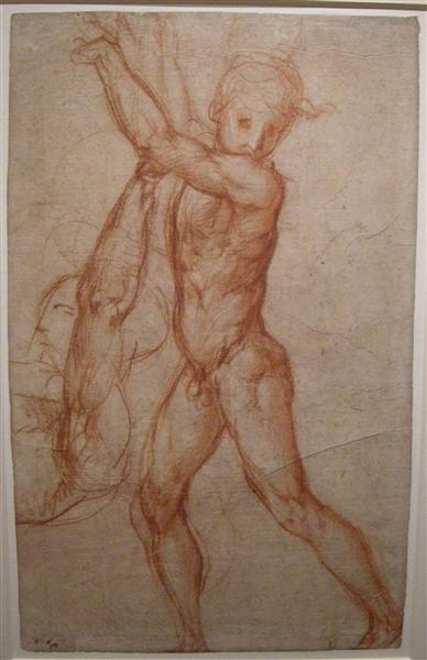 Study of nude, 1518 - Джакопо Понтормо