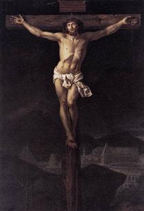 Christ on the Cross - Jacques-Louis David