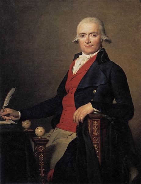 Гаспар Мейер, или мужчина в красном жилете, 1795 - Жак Луи Давид