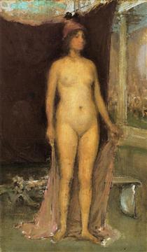 Purple and Gold Phryne the Superb - Builder of Temples - James McNeill Whistler