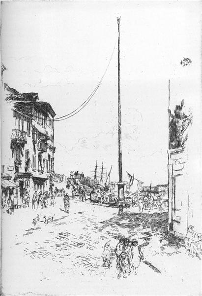 The Little Mast, 1879 - 1880 - Джеймс Эббот Макнил Уистлер